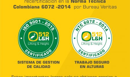 ¡Certificados en ISO 9001:2015!